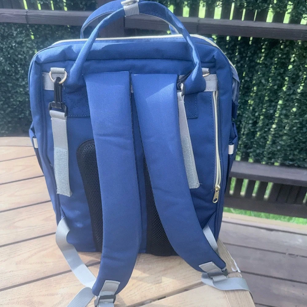Goddess Quilted Navy Kids Backpack